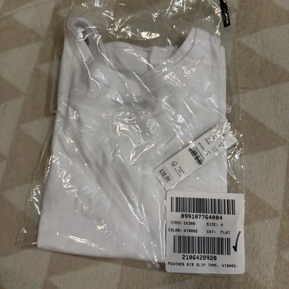 J crew Feather jersey slim-fit tank top